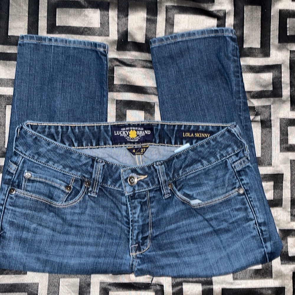 Lucky Brand Lola Skinny Ankle Jeans